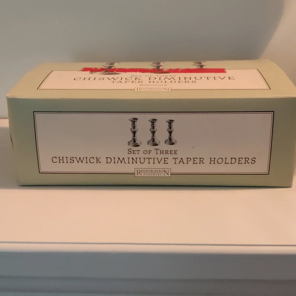 Chiswick Restoration Hardware Diminutive Taper Holders